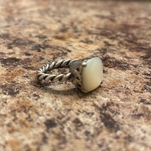 Mother of Pearl Pandora Ring